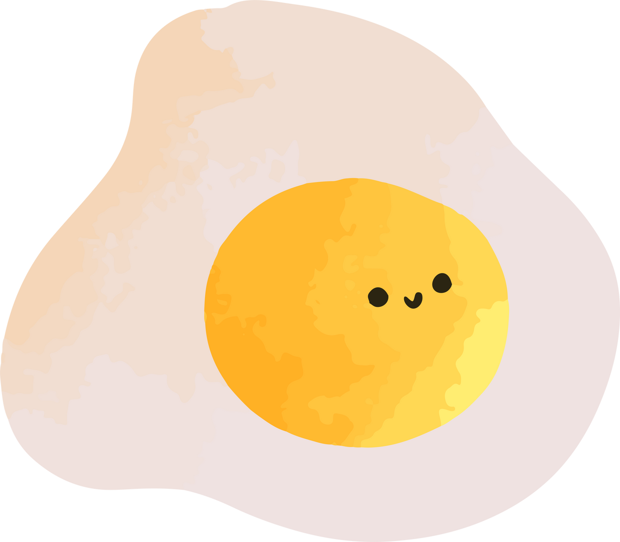 Cute Egg Cartoon